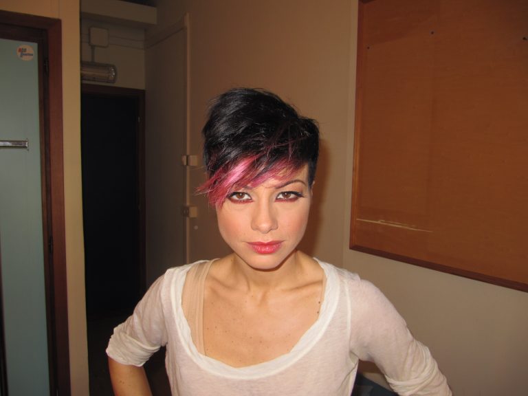 Dolcenera con il make-up di Paolo Pinna