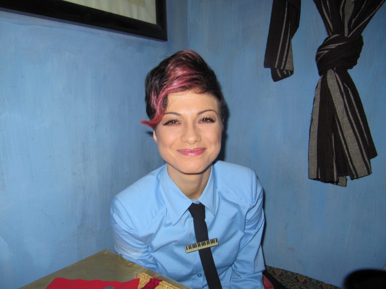 Dolcenera con il make-up di Paolo Pinna
