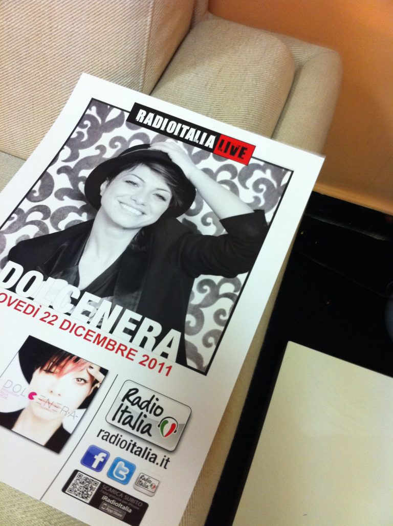 Dolcenera con il make-up di Paolo Pinna