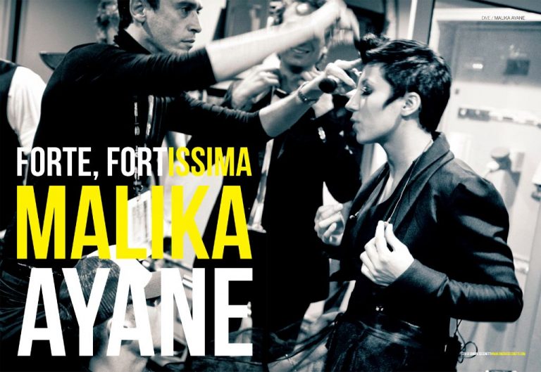 Malika Ayane con il make-up di Paolo Pinna