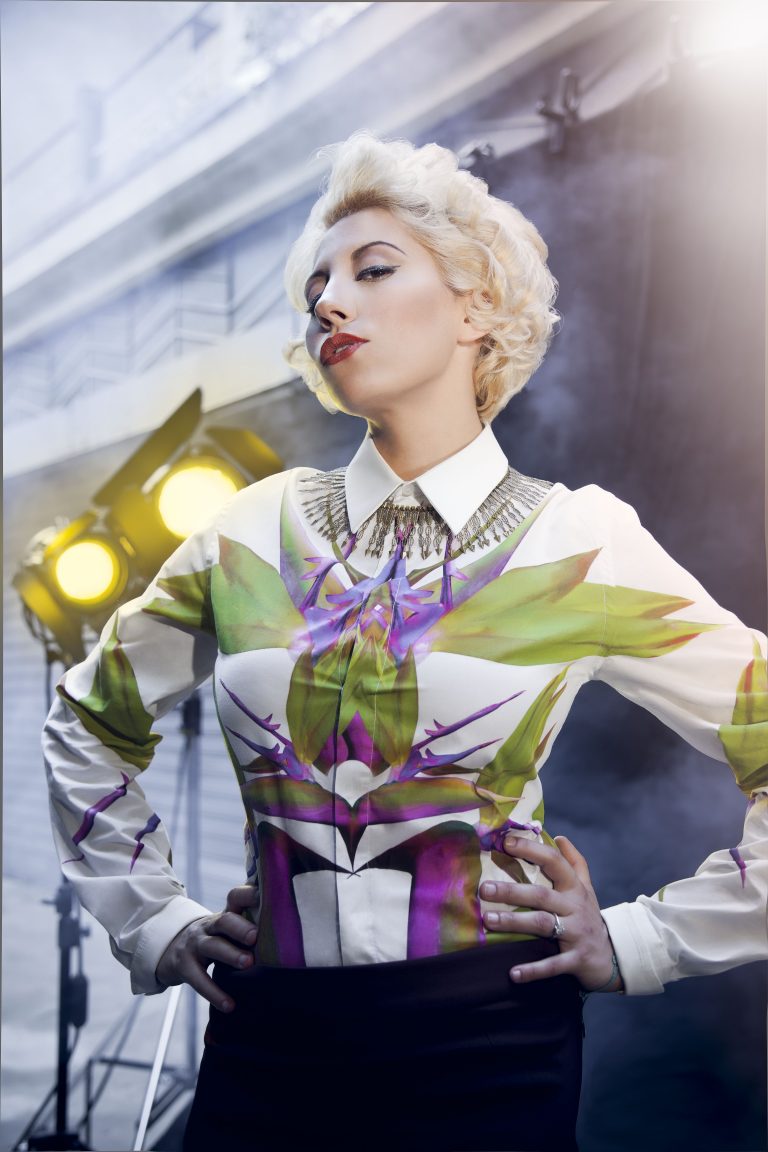 Malika Ayane con il make-up di Paolo Pinna