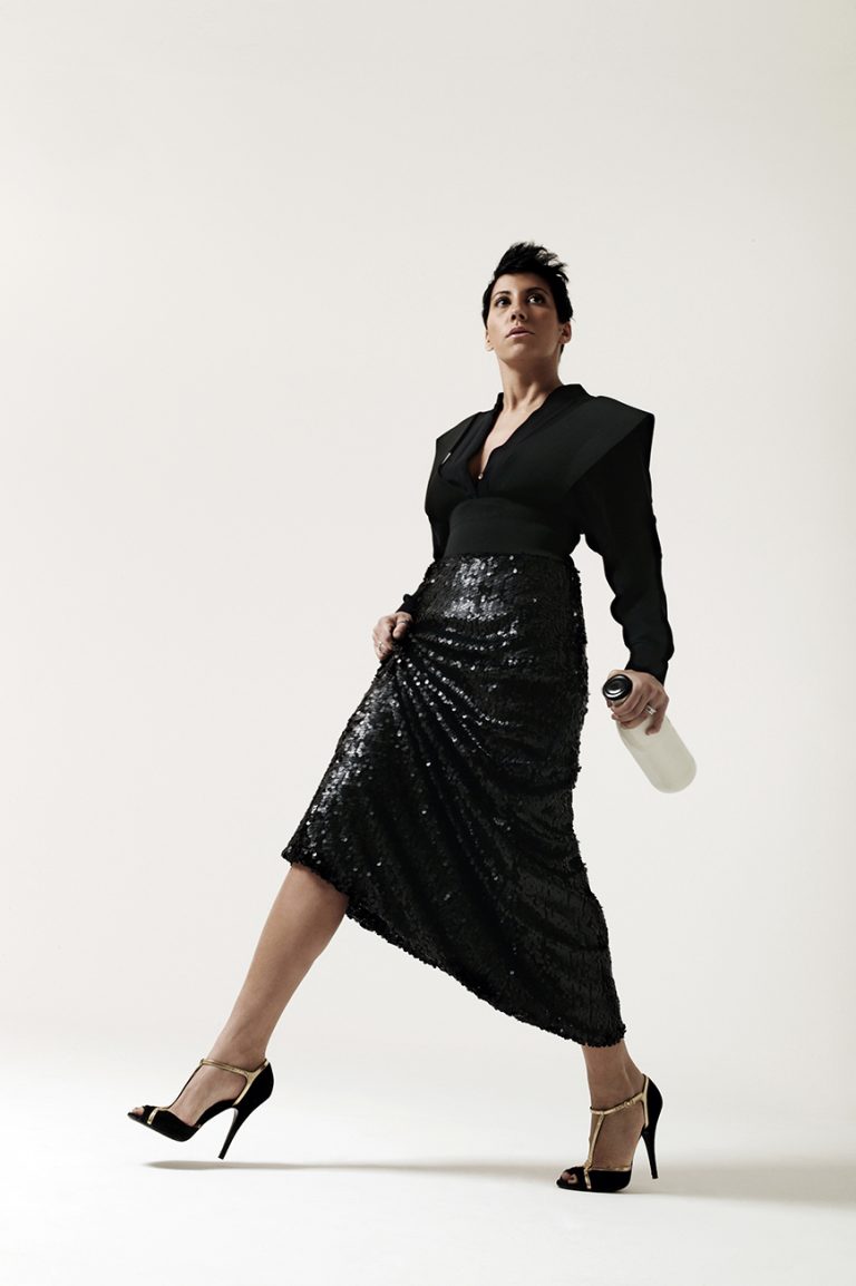 Malika Ayane con il make-up di Paolo Pinna