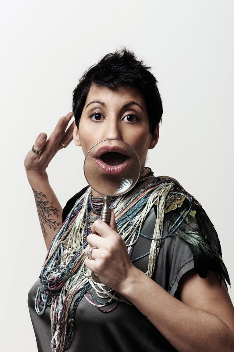 Malika Ayane con il make-up di Paolo Pinna