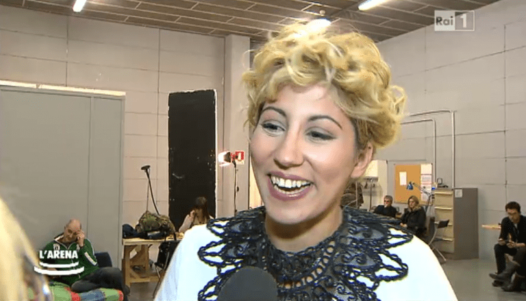 Malika Ayane con il make-up di Paolo Pinna
