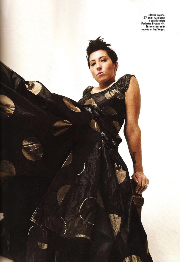Malika Ayane con il make-up di Paolo Pinna